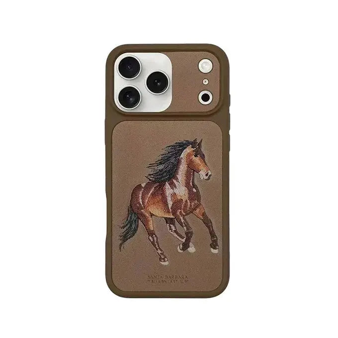 Pochette iPhone 17 Pro Max Original Santa Barbara Polo Racquet Club BORIS - (BROWN) - Connecto.ma